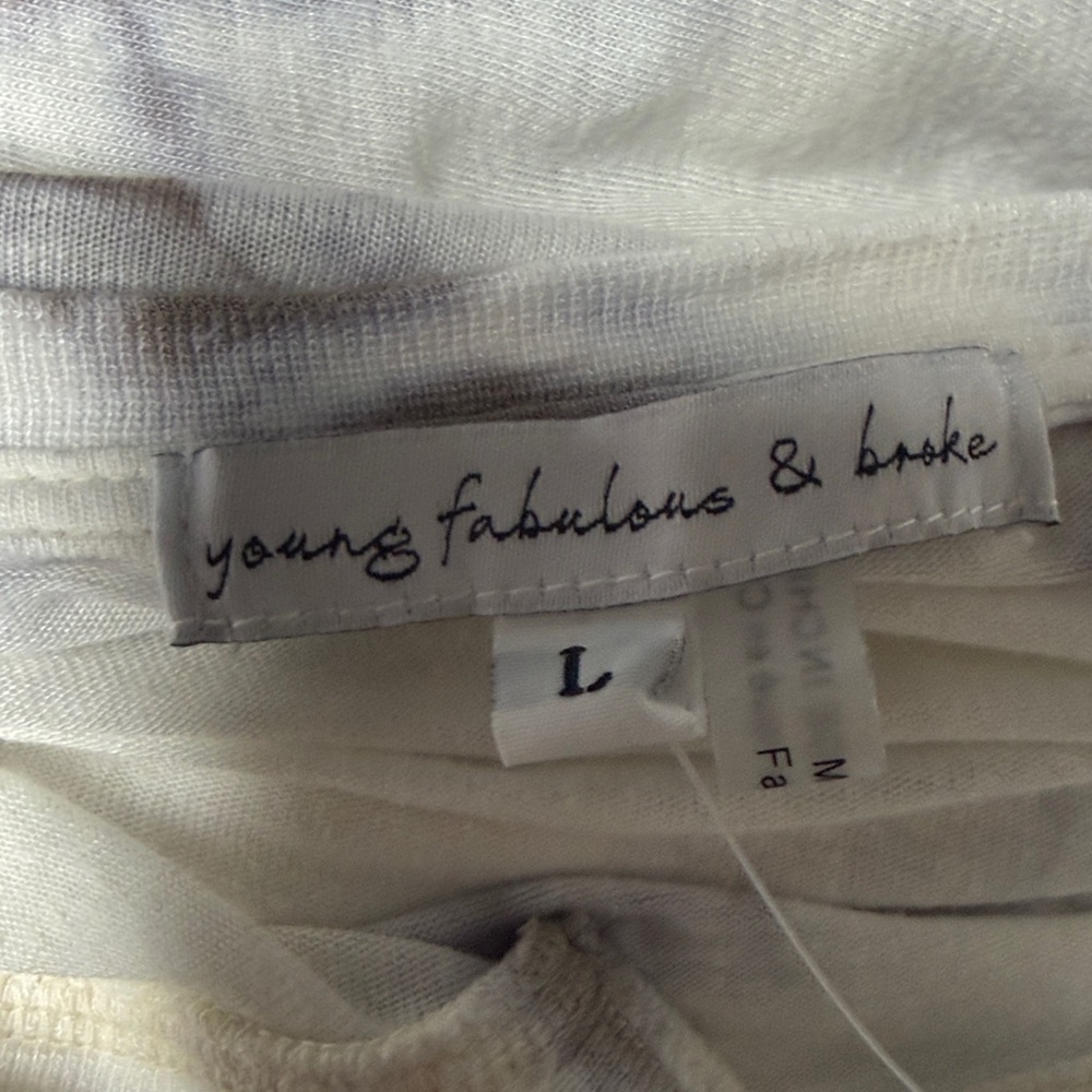 Young Fabulous & Broke Tie-Dye V-Neck Long Sleeve Top - Picture 2 of 8